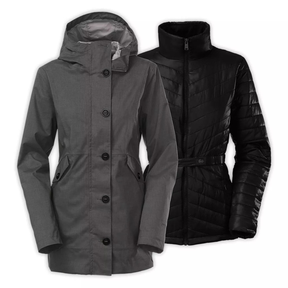 THE NORTH FACE Aeliana Triclimate 3 In 1 Jacket Women's Jacket XS Gray